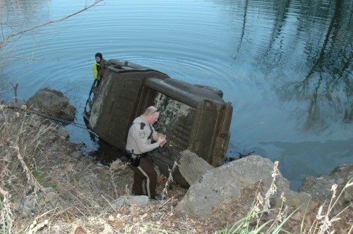 Truck Pulled From River